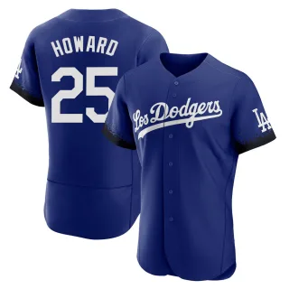 Men's Authentic Royal Frank Howard Los Angeles Dodgers 2021 City Connect Jersey