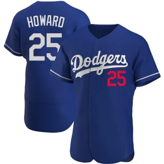 Men's Authentic Royal Frank Howard Los Angeles Dodgers Alternate Jersey