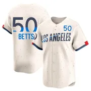 Men's Limited Cream Mookie Betts Los Angeles Dodgers 2024 City Connect Jersey