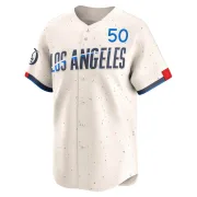 Men's Limited Cream Mookie Betts Los Angeles Dodgers 2024 City Connect Jersey