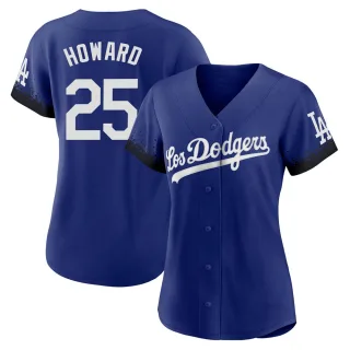 Women's Authentic Royal Frank Howard Los Angeles Dodgers 2021 City Connect Jersey