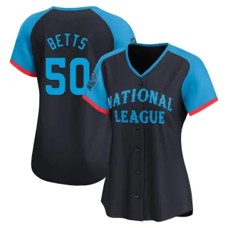 Women's Limited Navy Mookie Betts Los Angeles Dodgers National League 2024 All-Star Game Jersey