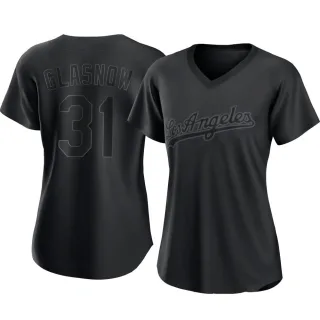 Women's Replica Black Tyler Glasnow Los Angeles Dodgers Pitch Fashion Jersey