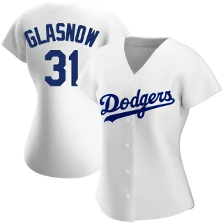 Women's Replica White Tyler Glasnow Los Angeles Dodgers Home Jersey