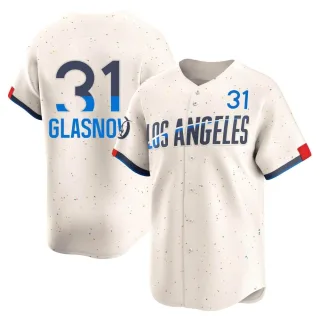 Youth Limited Cream Tyler Glasnow Los Angeles Dodgers 2024 City Connect Jersey