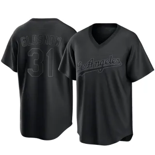 Youth Replica Black Tyler Glasnow Los Angeles Dodgers Pitch Fashion Jersey